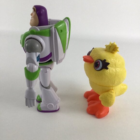 Disney Toy Story 4 Action Figures 7" Buzz Lightyear Poseable 5" Ducky Lot - Picture 3 of 7